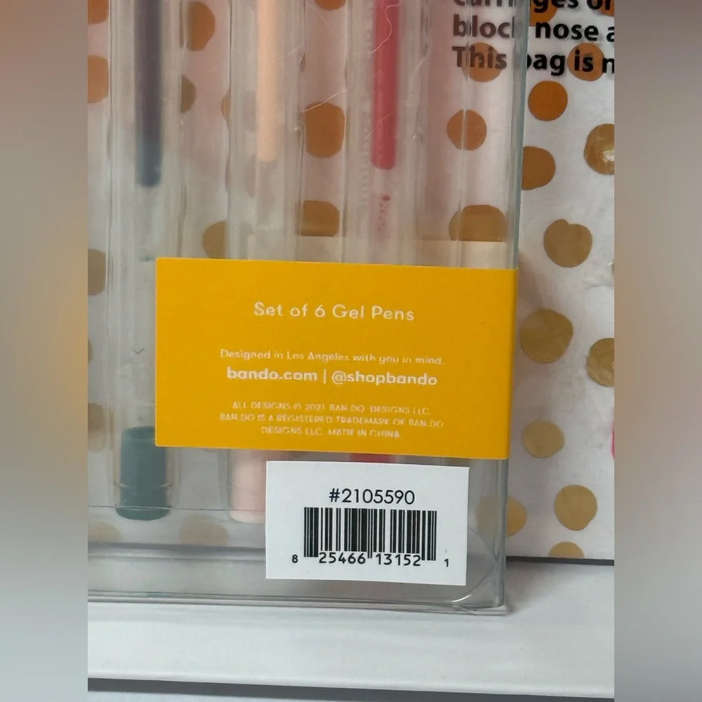 ban.do Stationery Bundle – Hopes Dreams Notebook Set & Motivational Gel Pens NEW